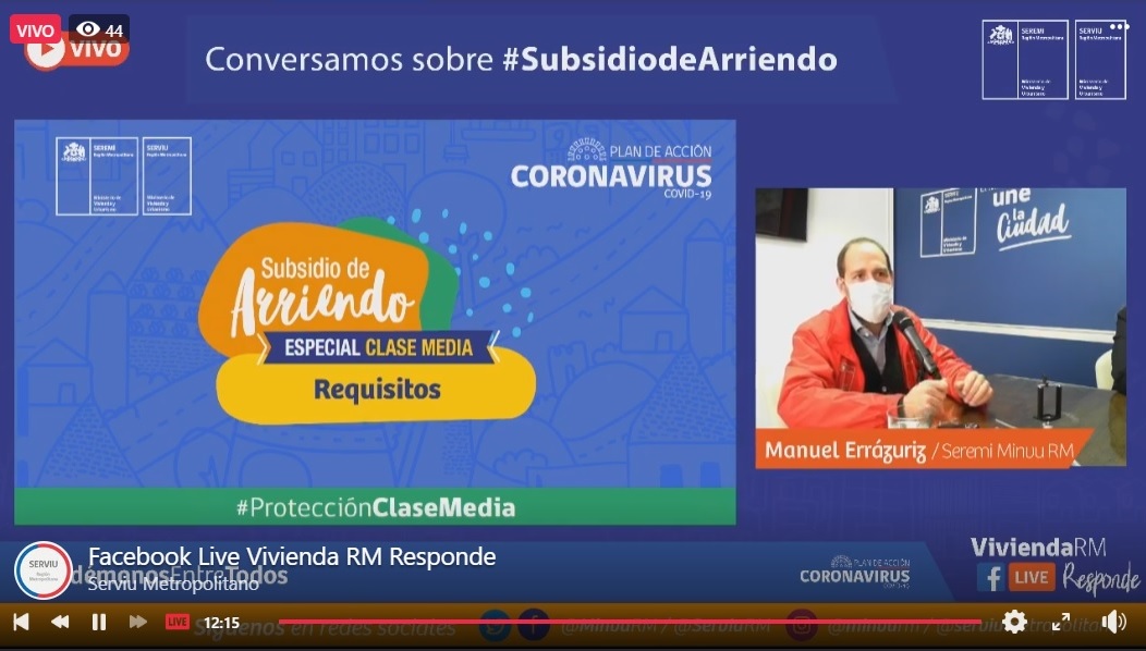 Autoridades Vivienda RM explican "Paso a Paso" Subsidio de ...