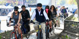 Autoridades solicitan reponer financiamiento para tramo 3 de la Ciclovía Metropolitana de la Alameda y advierten impacto en conectividad del poniente