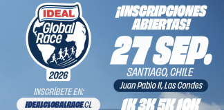 Ideal Global Race 2026: Santiago será la sede mundial de la carrera solidaria más grande para alimentar un mundo mejor